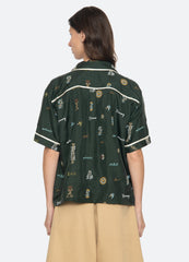 Sea New York Juliet S/S Top - Green