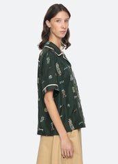 Sea New York Juliet S/S Top - Green