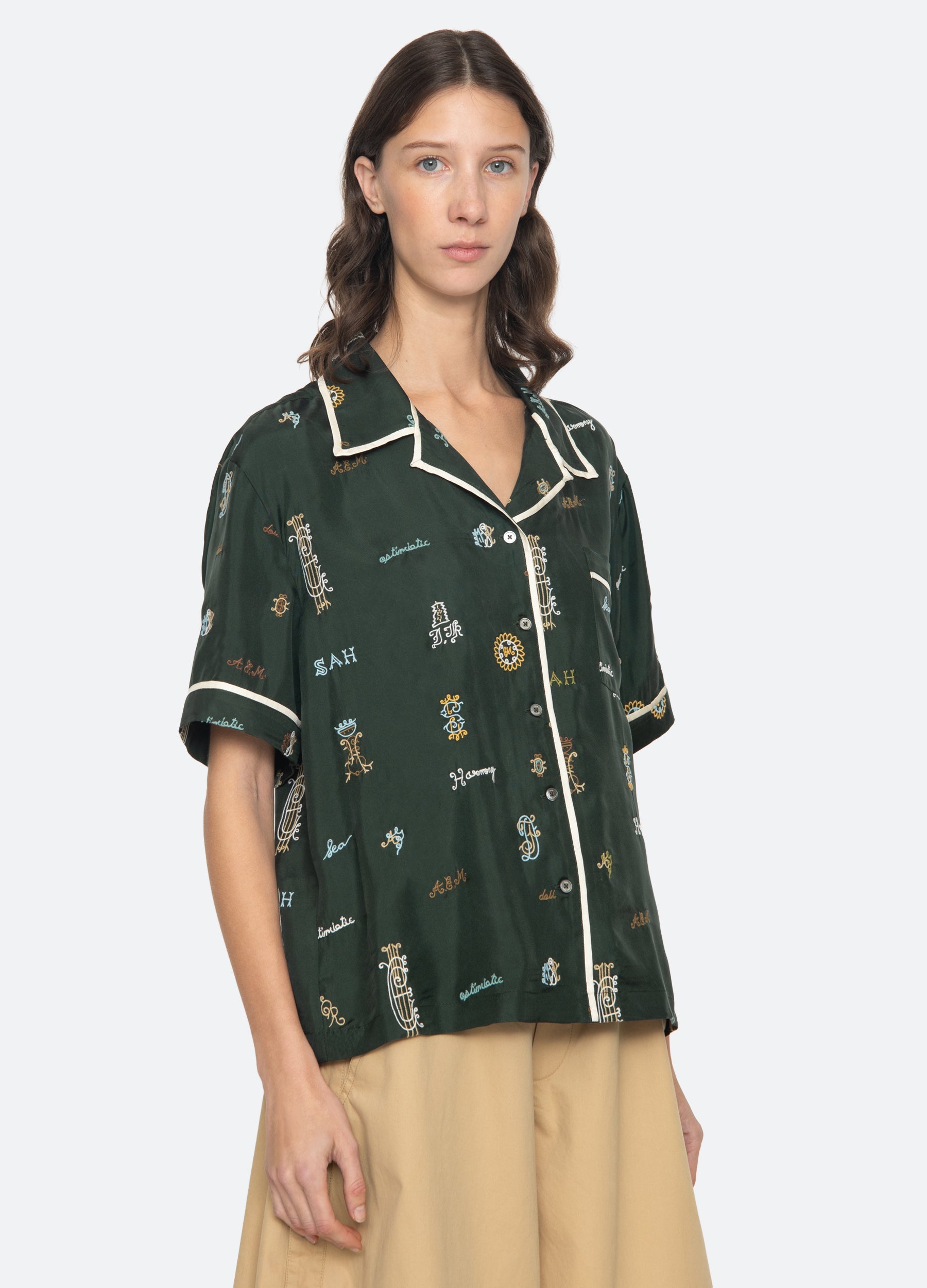 Sea New York Juliet S/S Top - Green