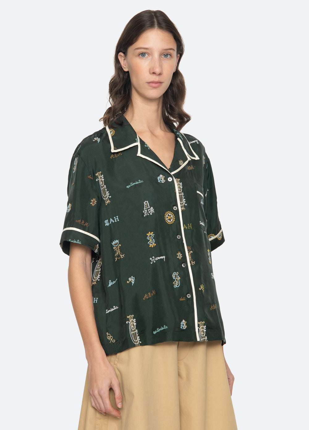 Sea New York Juliet S/S Top - Green
