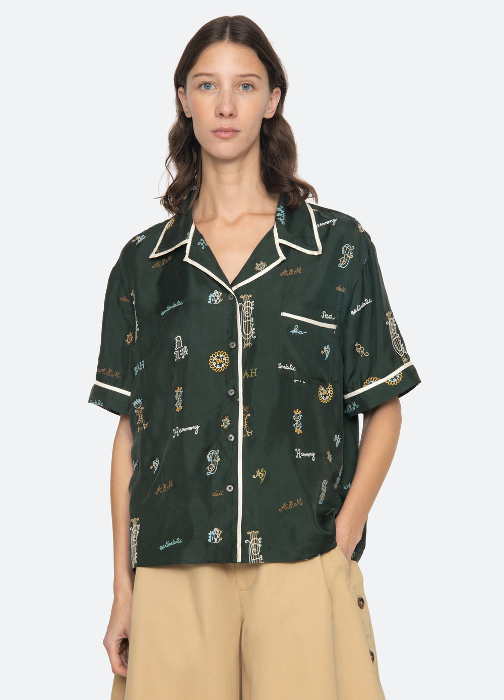 Sea New York Juliet S/S Top - Green