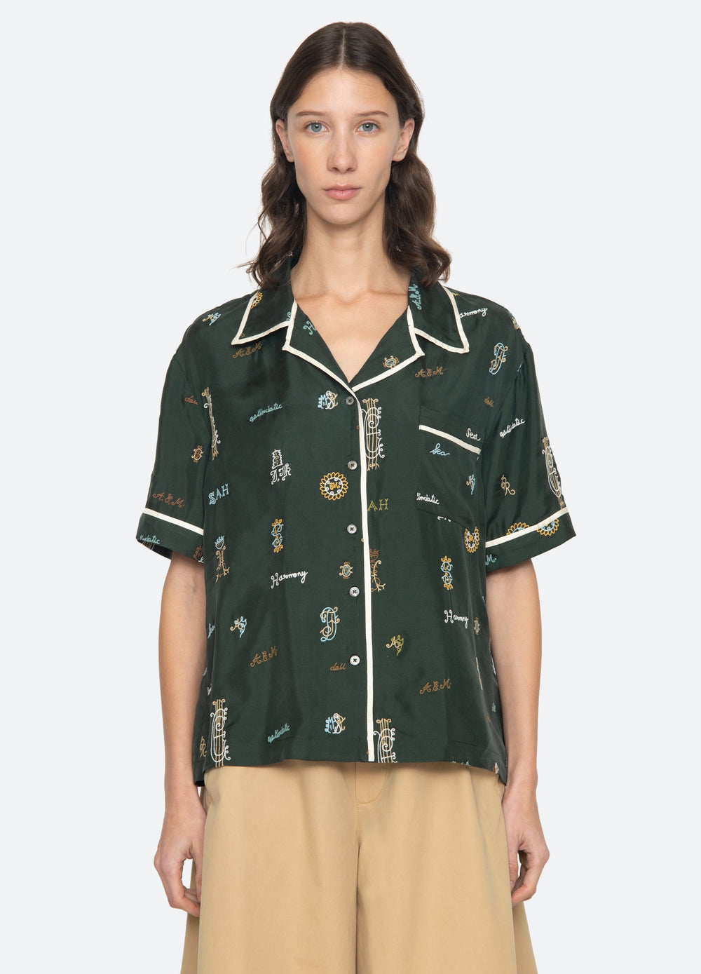 Sea New York Juliet S/S Top - Green