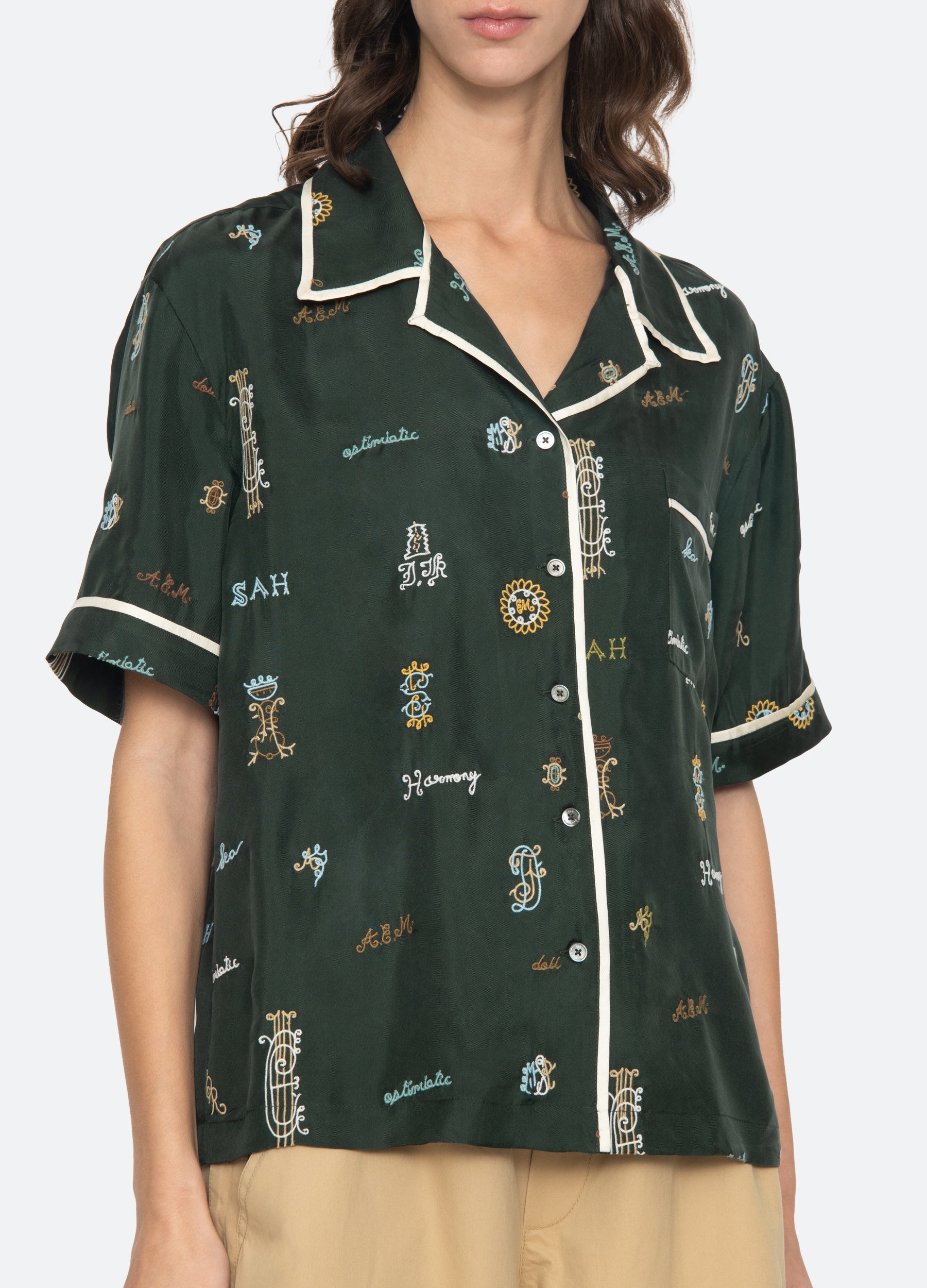 Sea New York Juliet S/S Top - Green