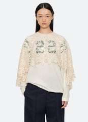 Sea New York Alina Cape - Cream