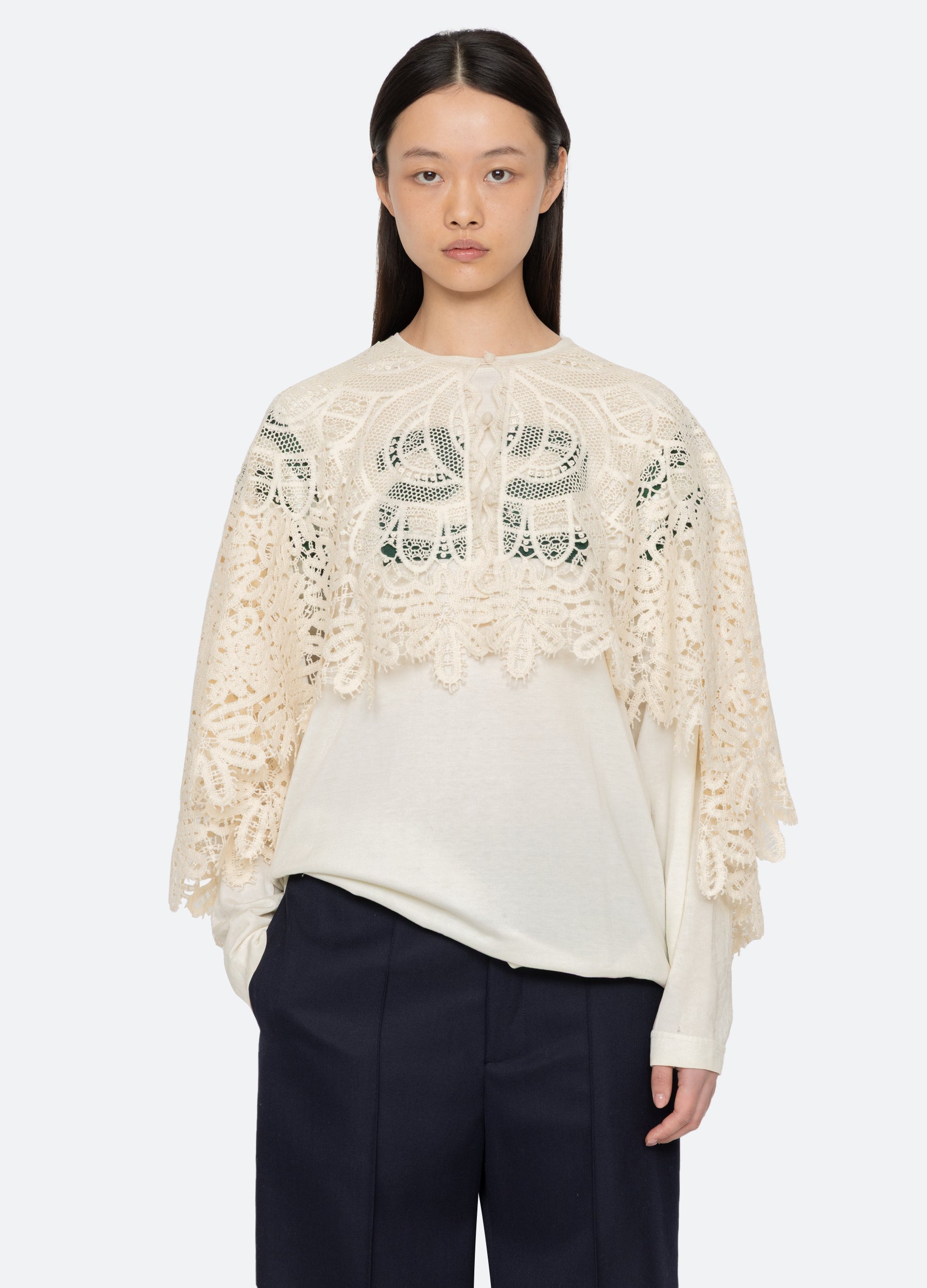 Sea New York Alina Cape - Cream