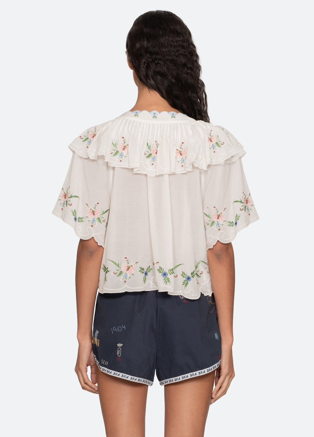 Sea New York Serafina S/S Top - Cream