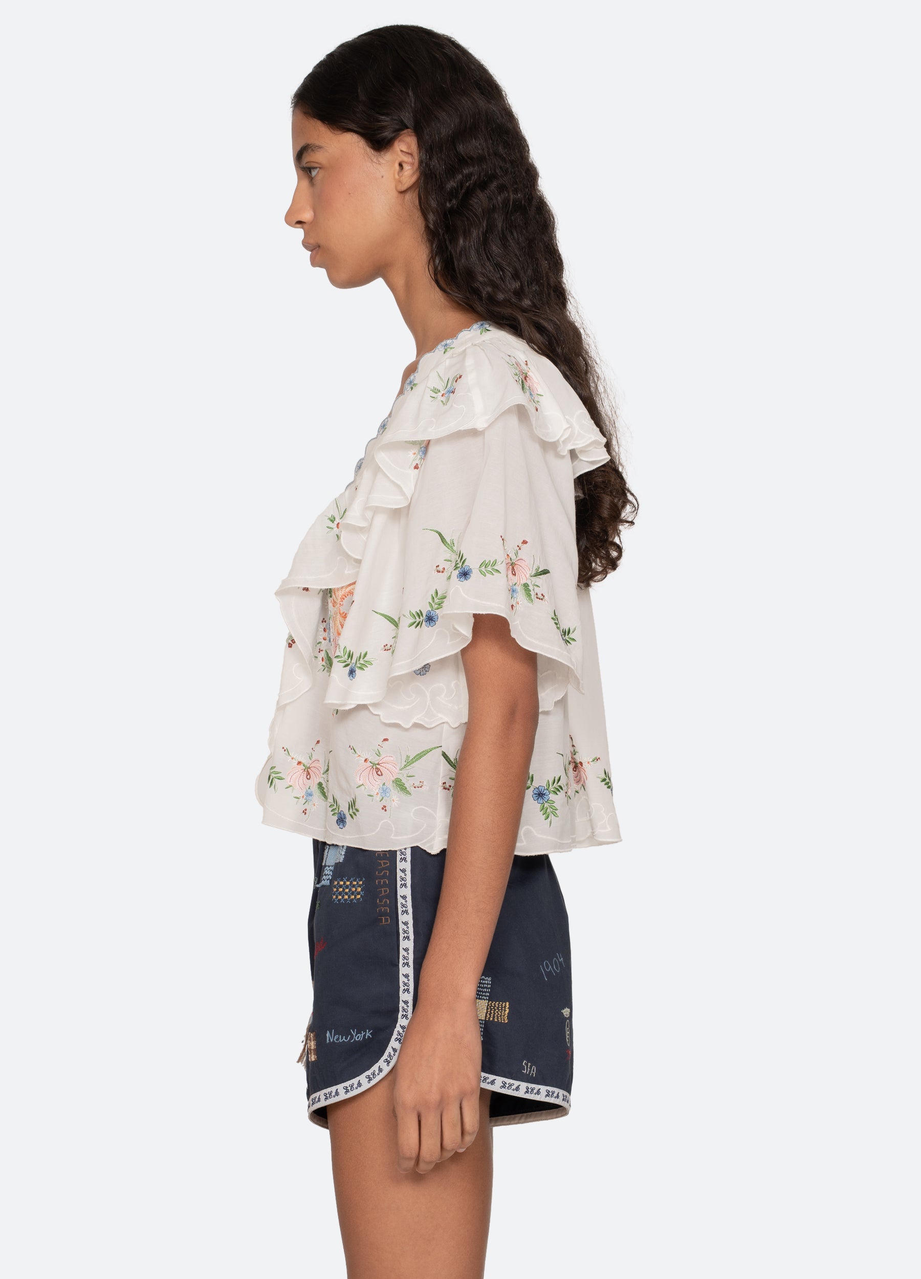 Sea New York Serafina S/S Top - Cream