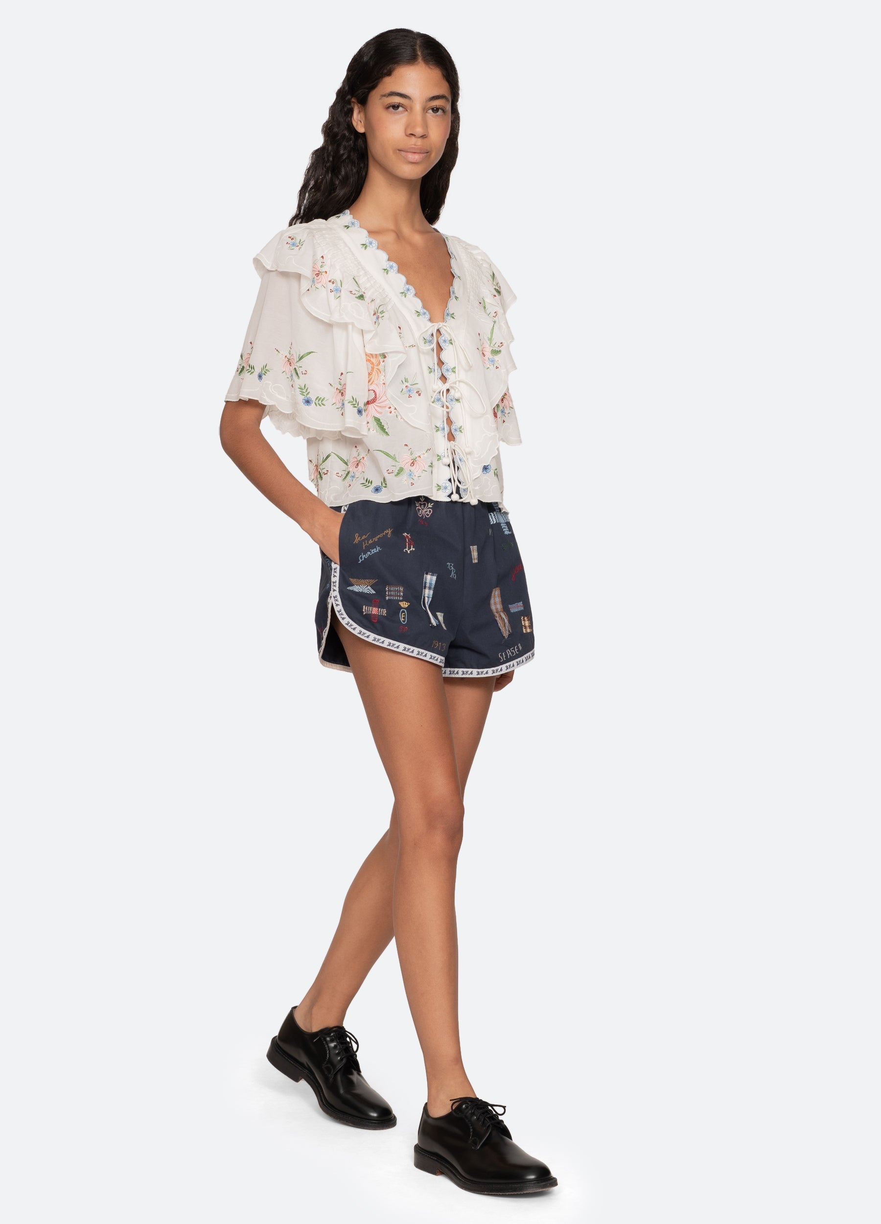 Sea New York Serafina S/S Top - Cream