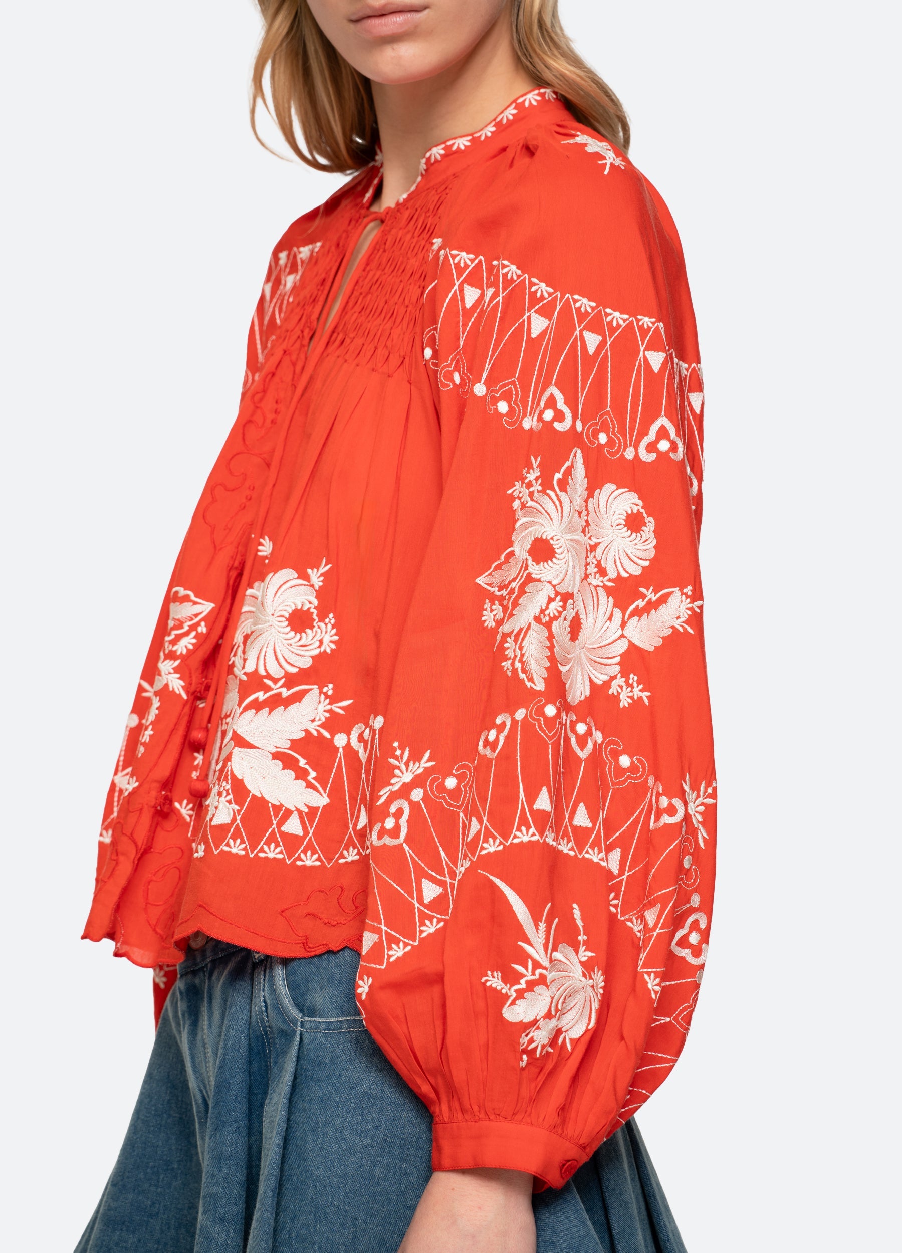 Sea New York Serafina Top - Cream