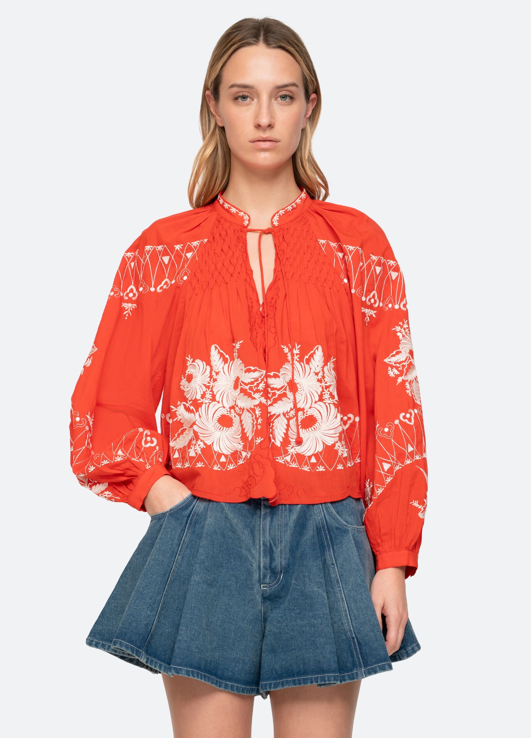 Sea New York Serafina Top - Cream