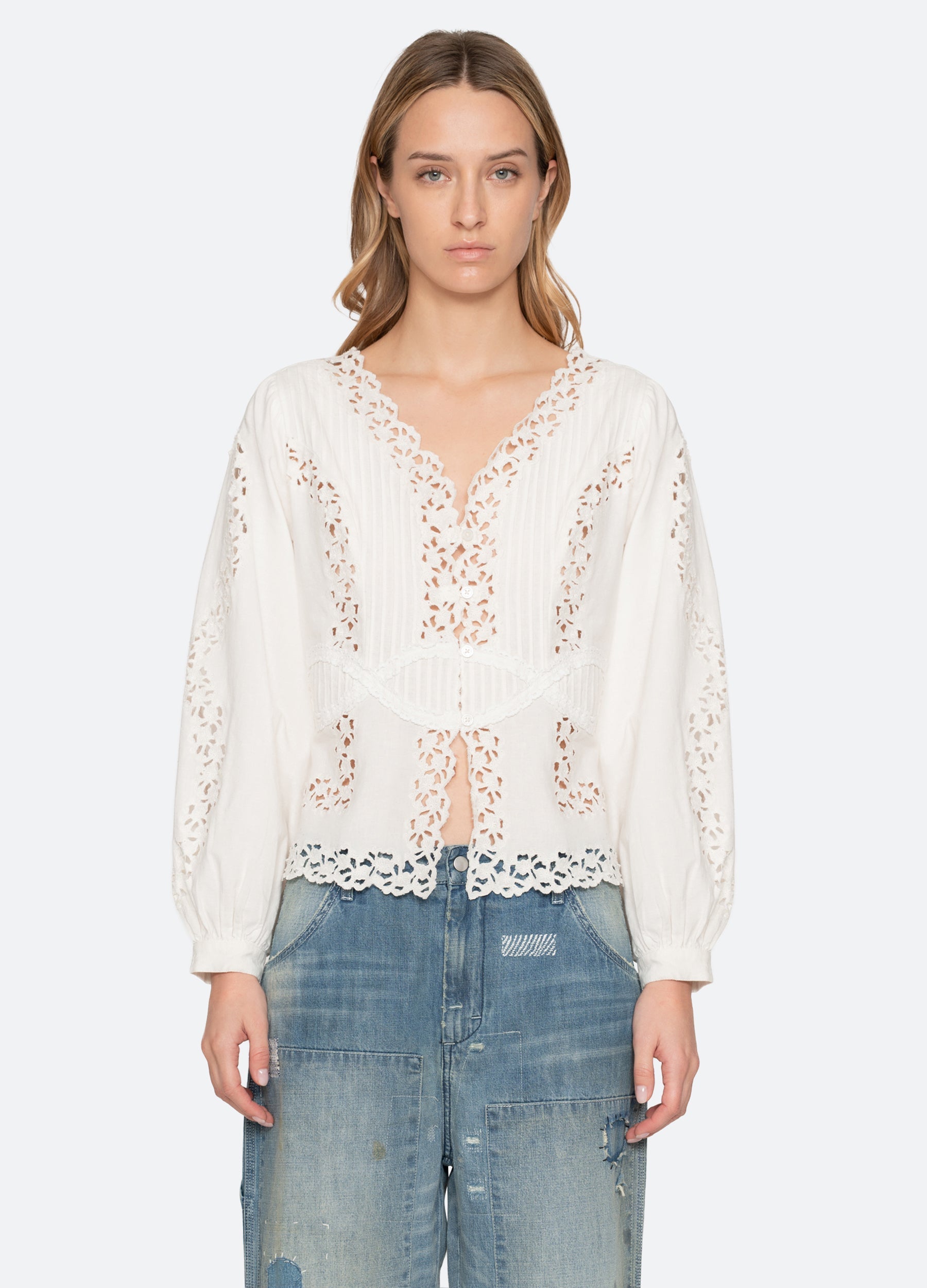 Sea New York Sofia Blouse - Cream