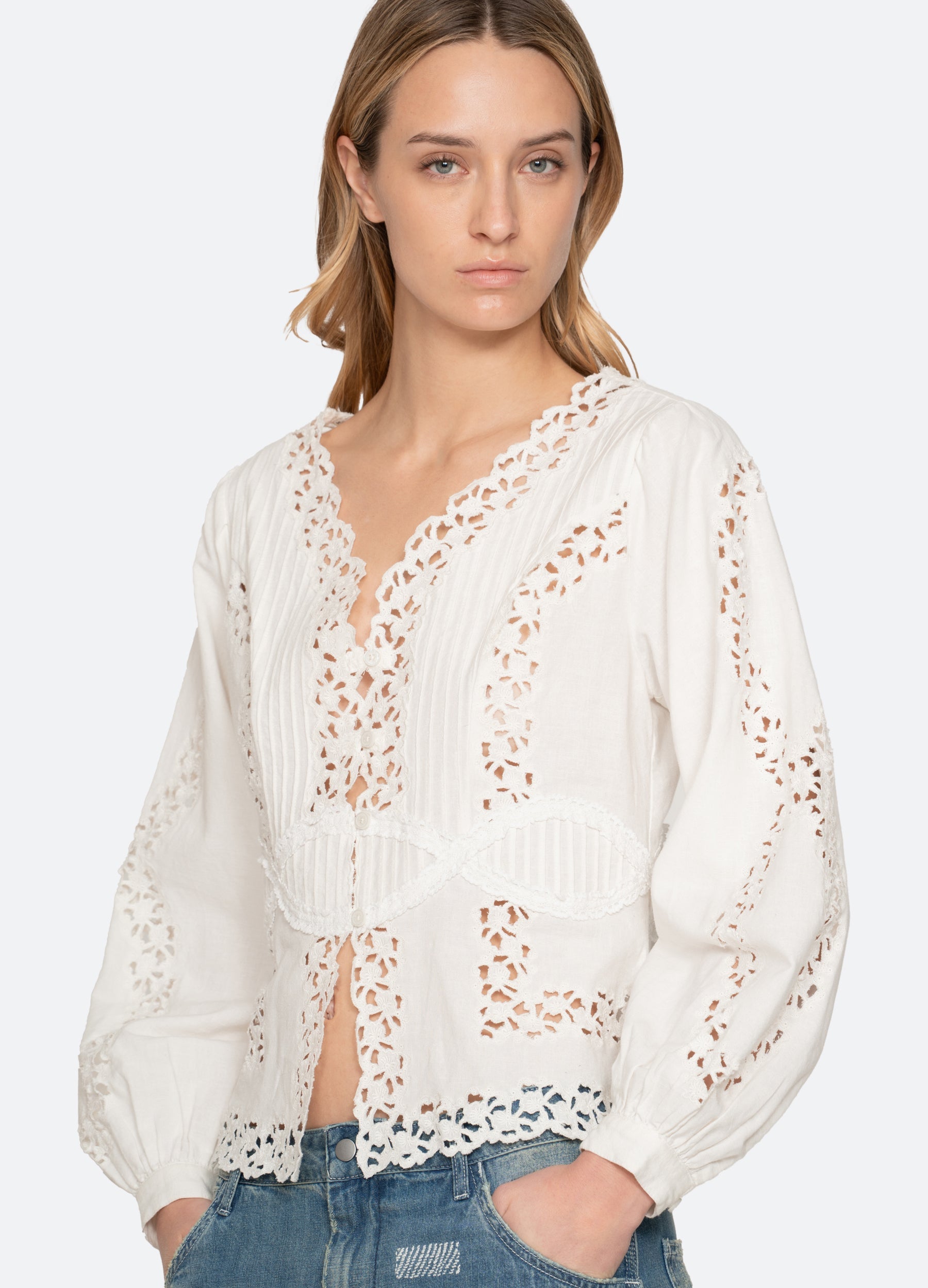 Sea New York Sofia Blouse - Cream
