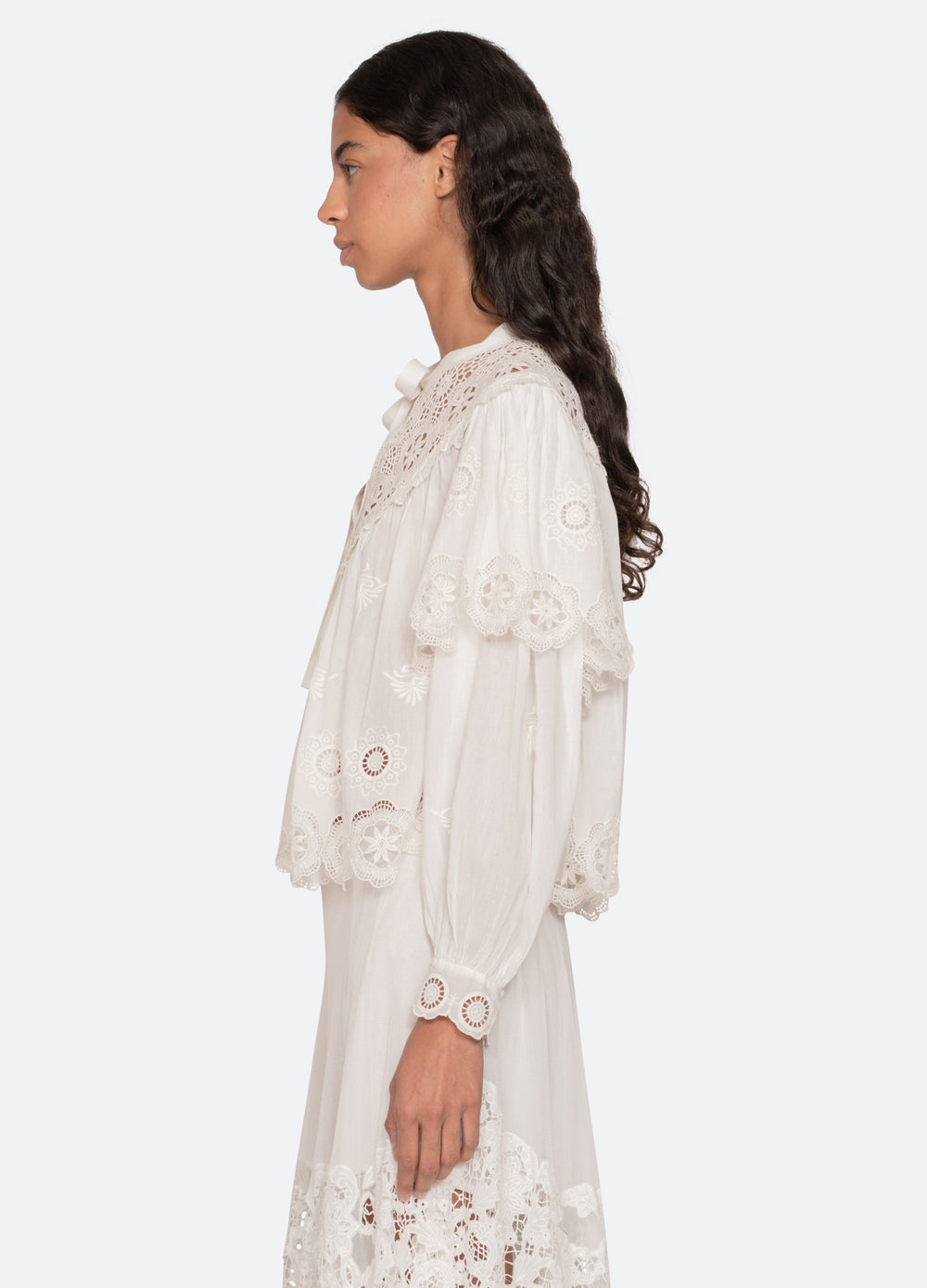 Sea New York Sofia L/S Top - Cream