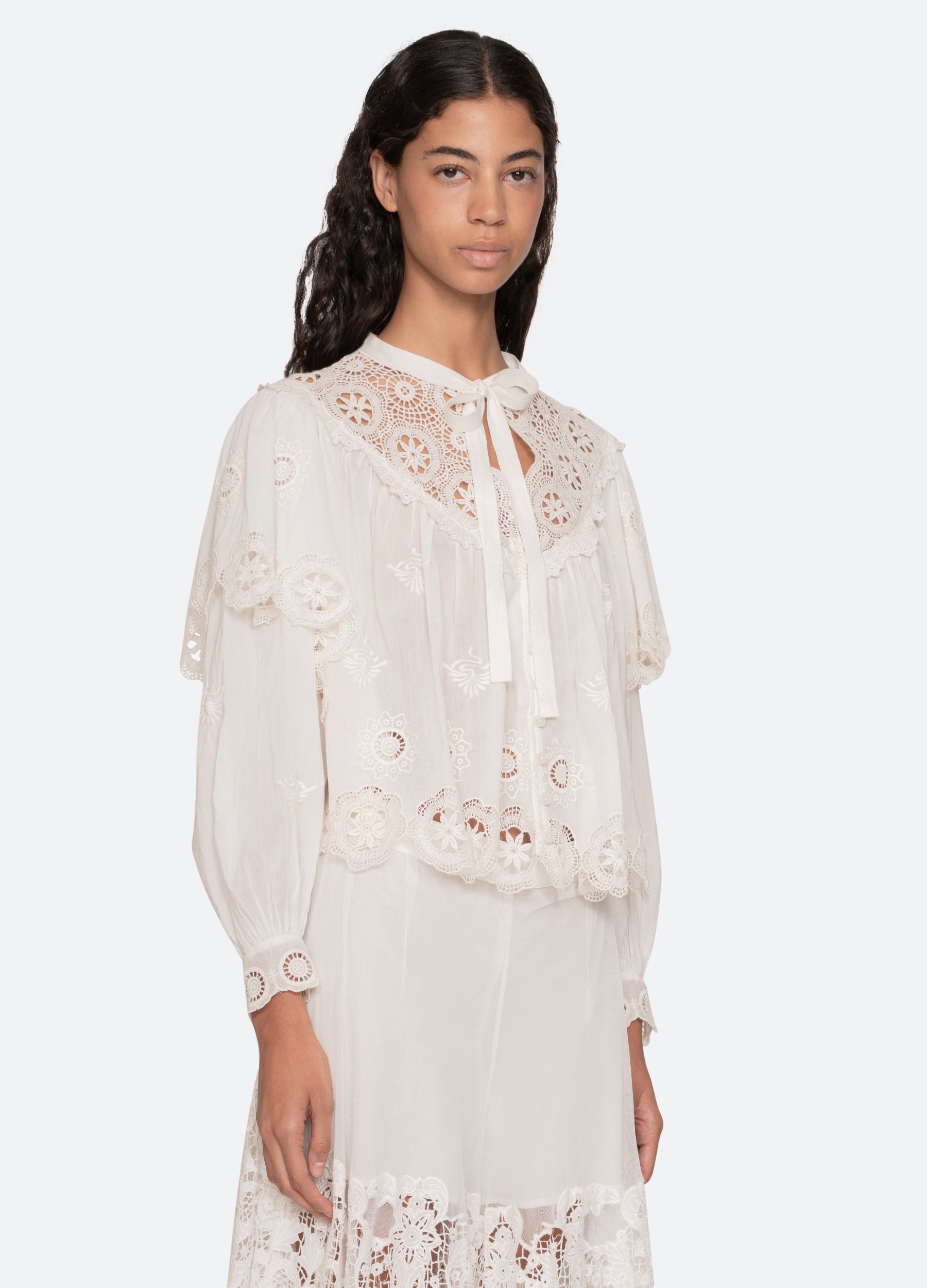 Sea New York Sofia L/S Top - Cream