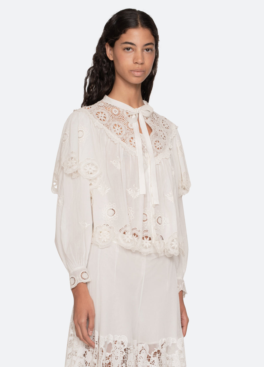Sea New York Sofia L/S Top - Cream