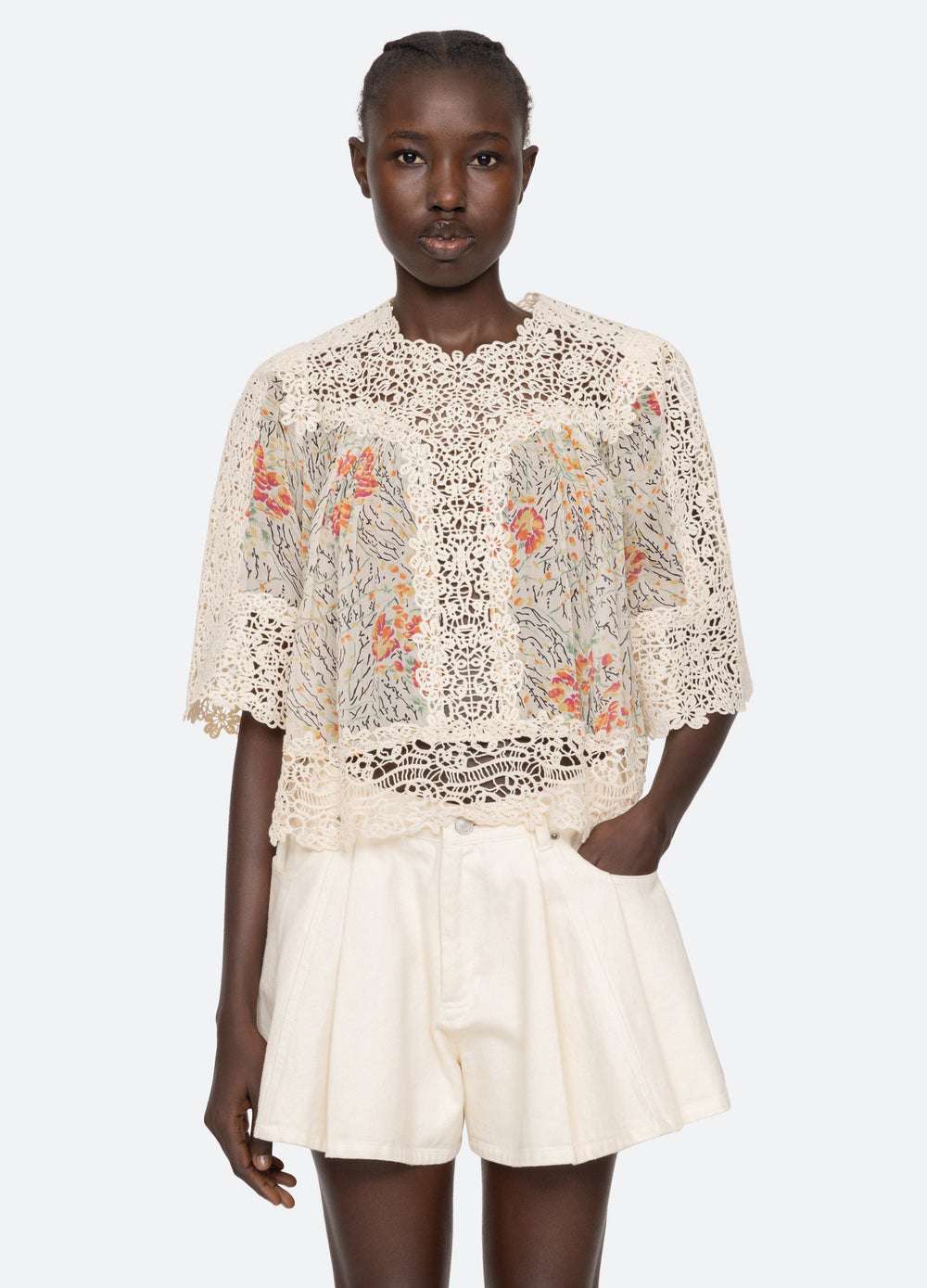 Sea New York Luisa Top - Cream