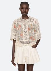 Sea New York Luisa Top - Cream