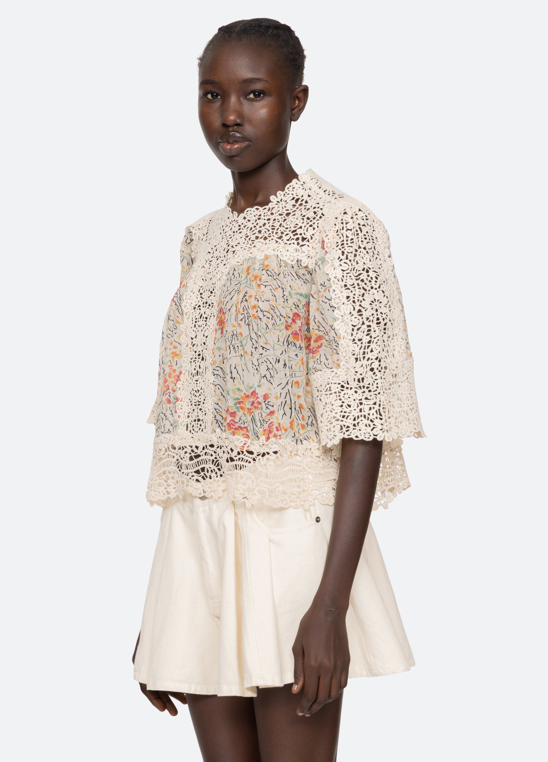 Sea New York Luisa Top - Cream