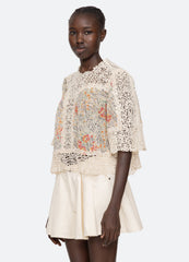 Sea New York Luisa Top - Cream