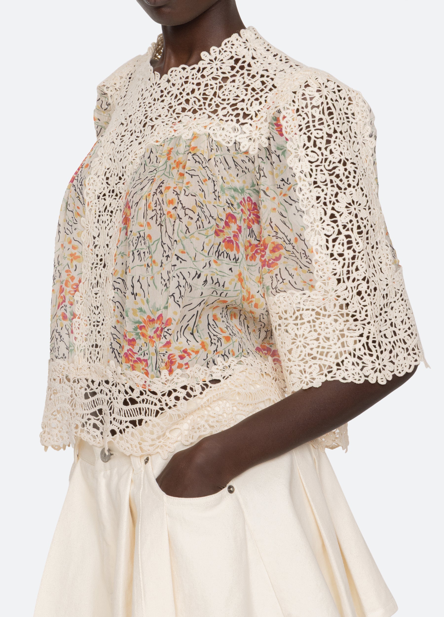 Sea New York Luisa Top - Cream