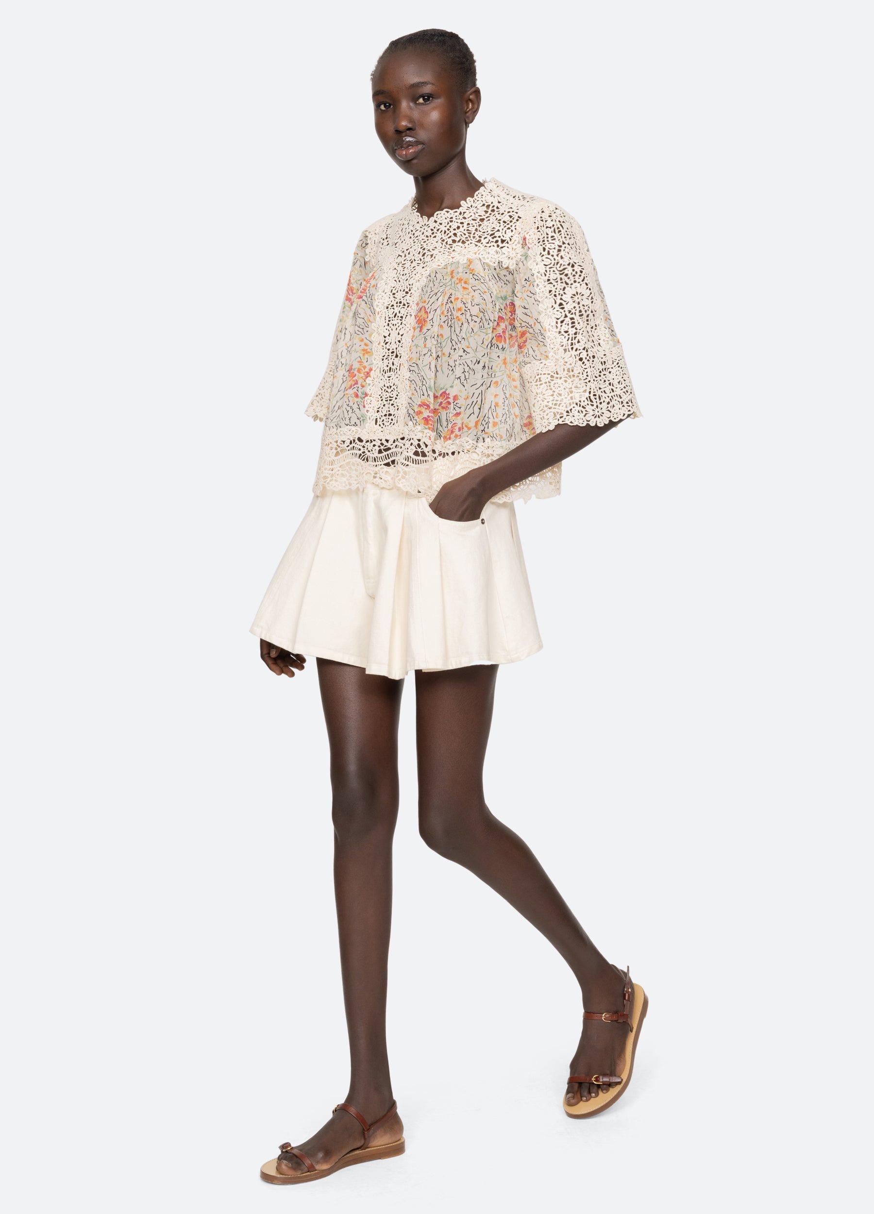 Sea New York Luisa Top - Cream