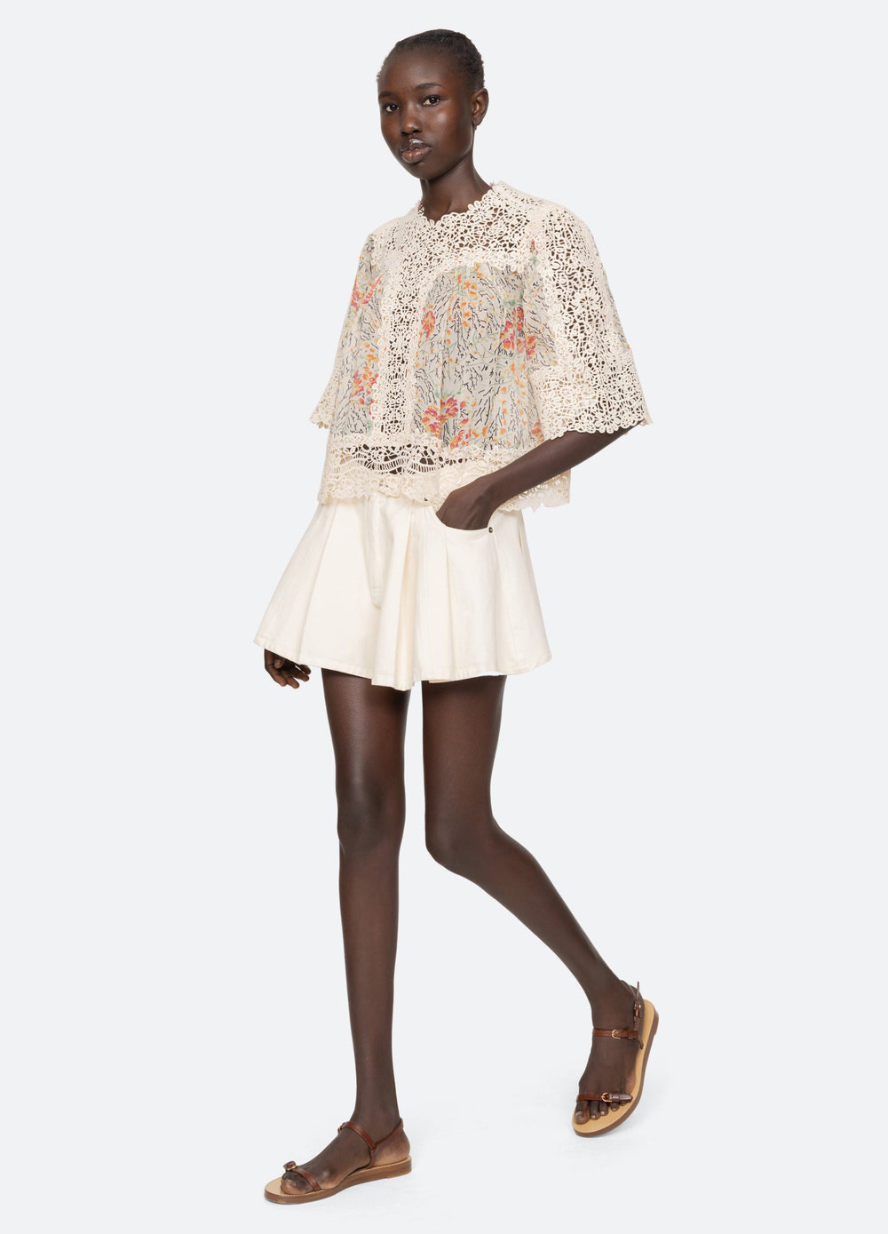 Sea New York Luisa Top - Cream