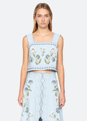 Sea New York Audra Top - Blue