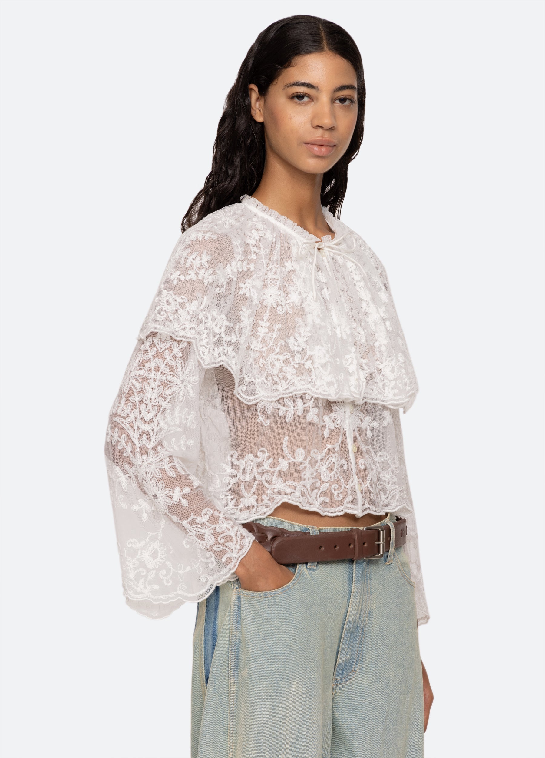 Sea New York Marja Blouse - Pearl