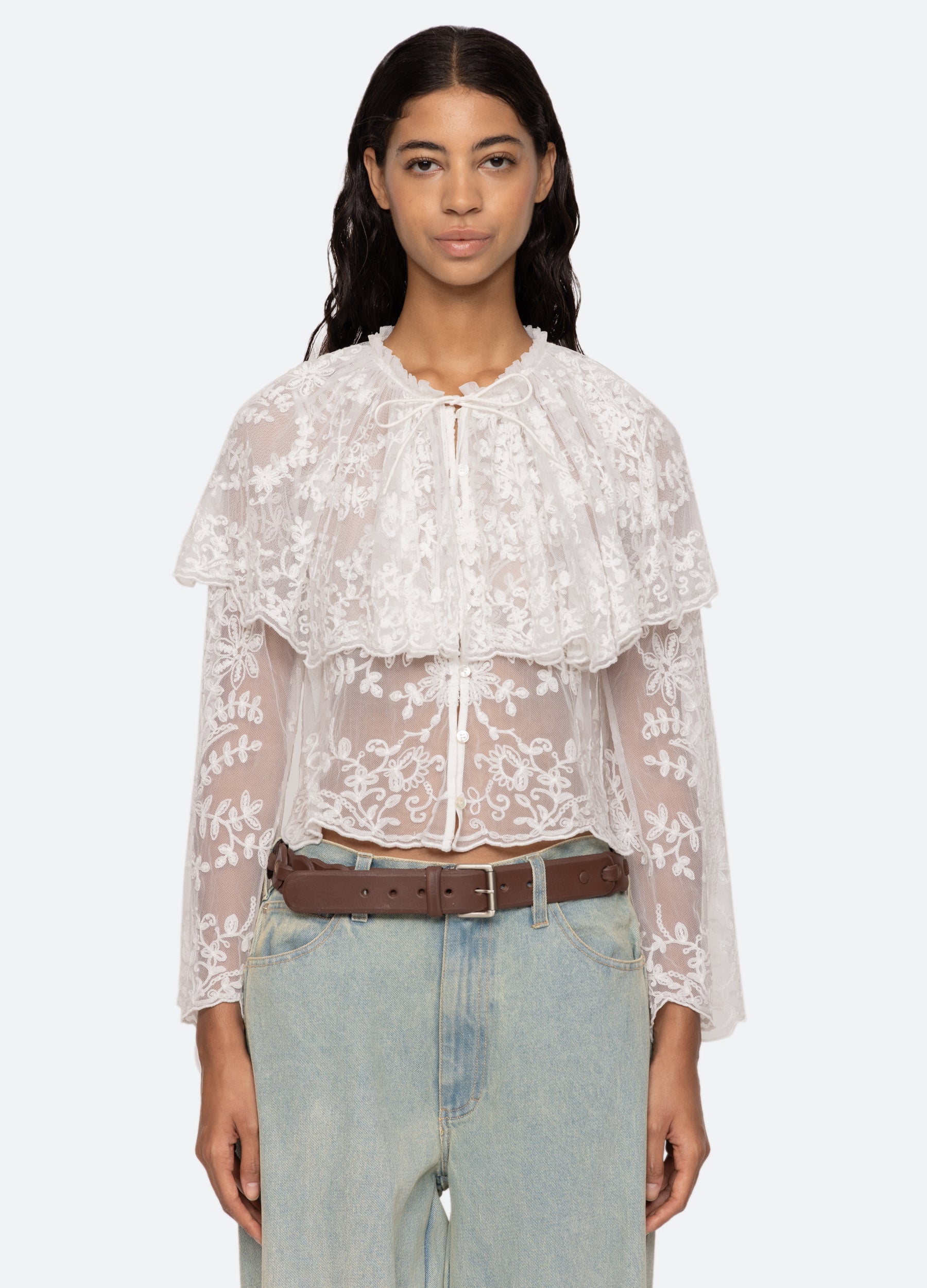 Sea New York Marja Blouse - Pearl