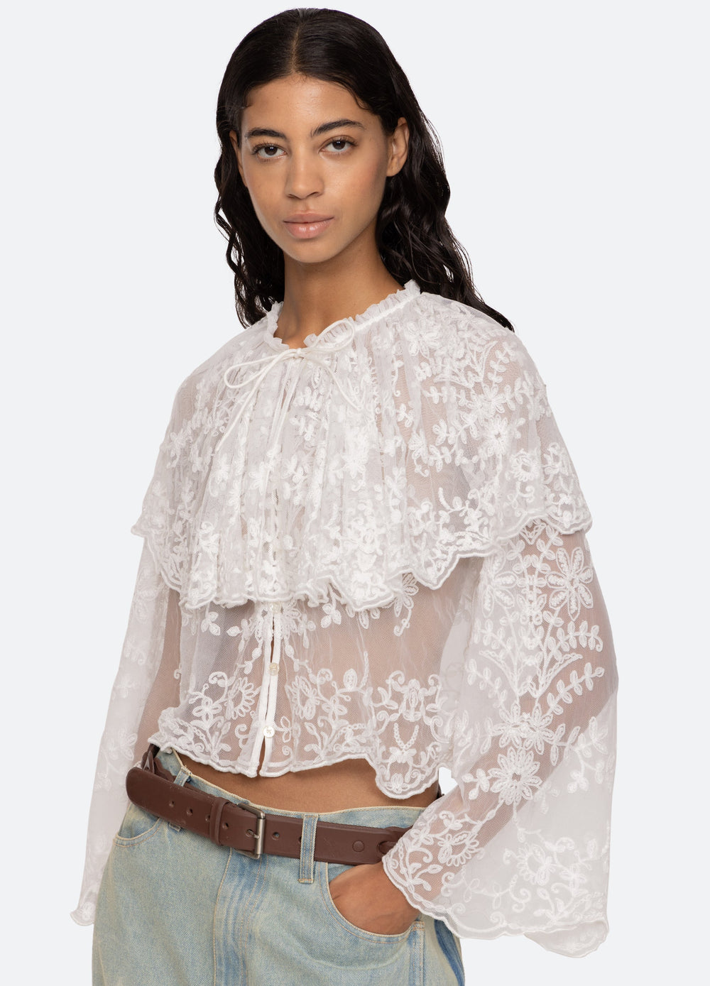 Sea New York Marja Blouse - Pearl