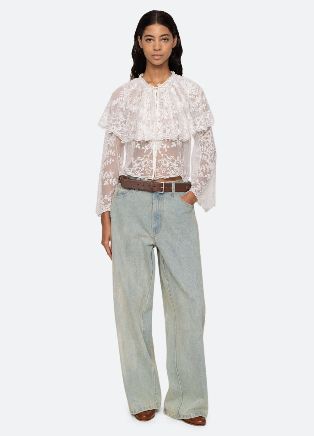 Sea New York Marja Blouse - Pearl
