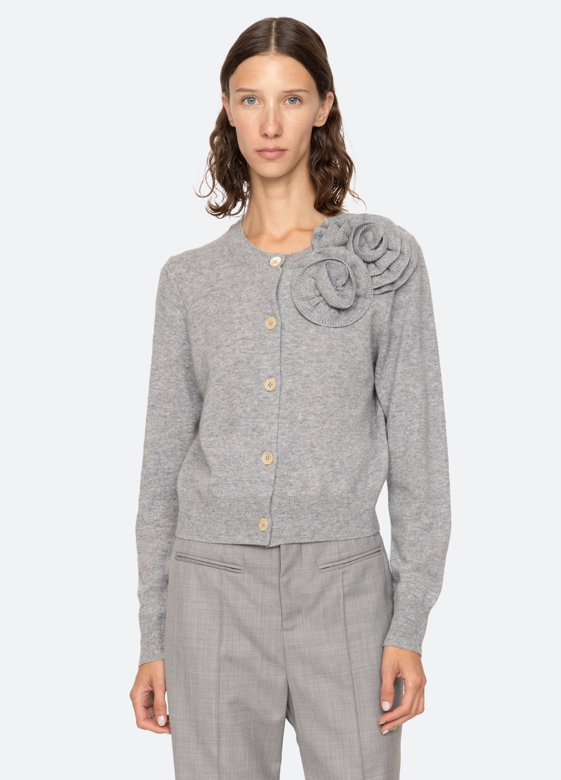 Sea New York Minette Cardigan - Grey