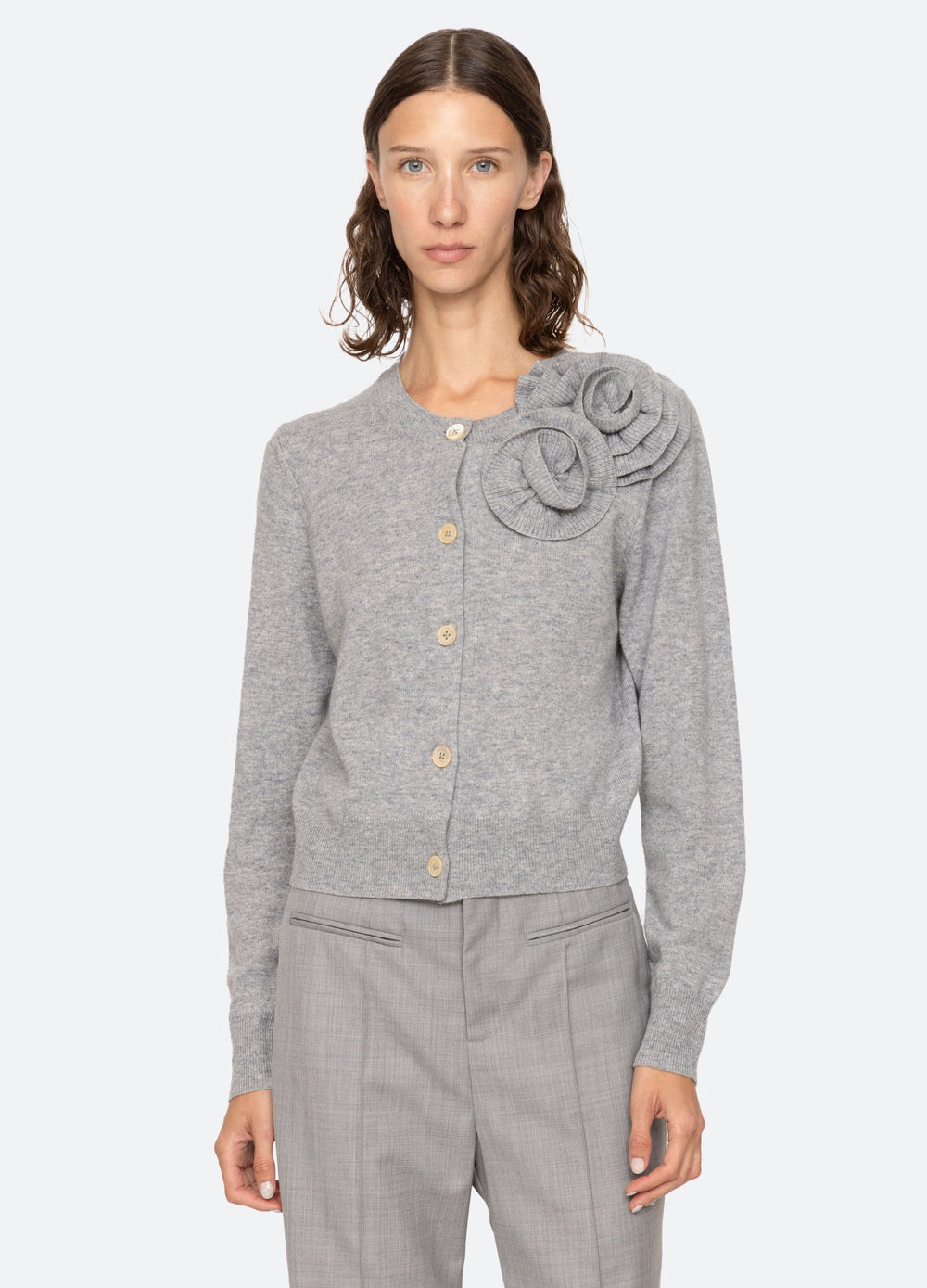 Sea New York Minette Cardigan - Grey