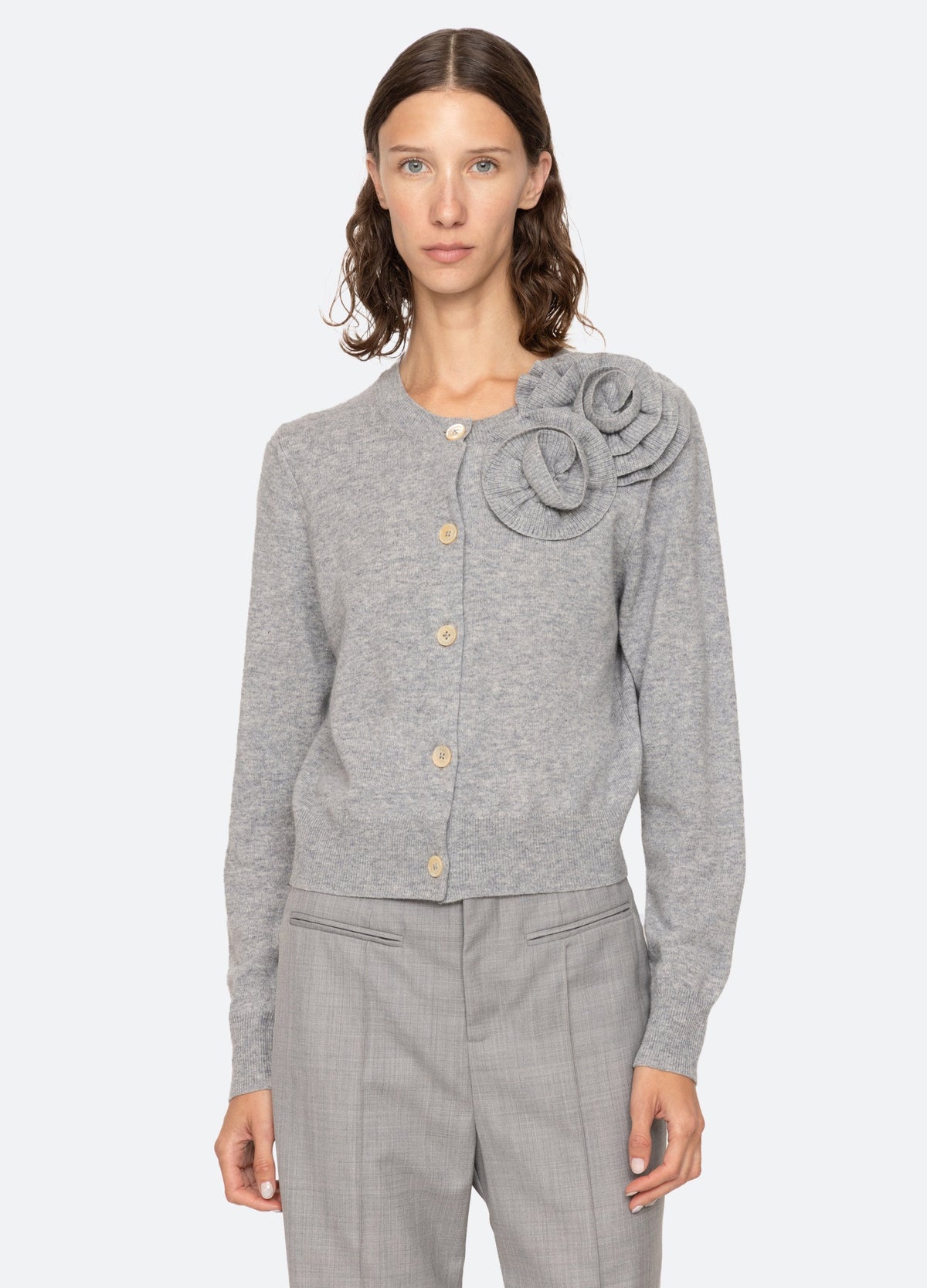 Sea New York Minette Cardigan - Grey