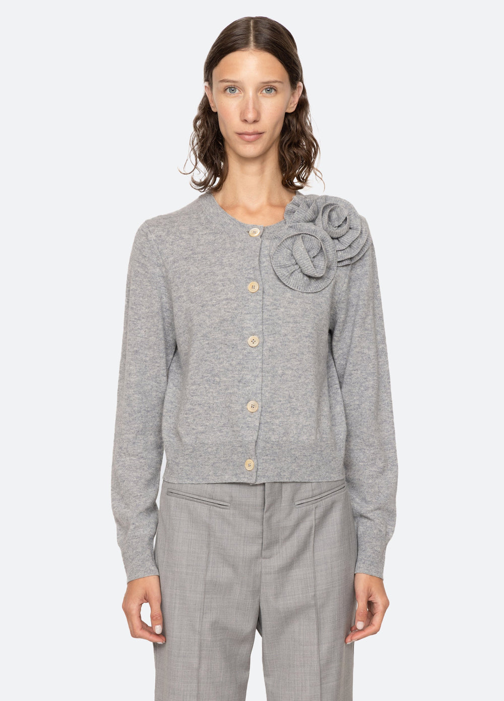 Sea New York Minette Cardigan - Grey