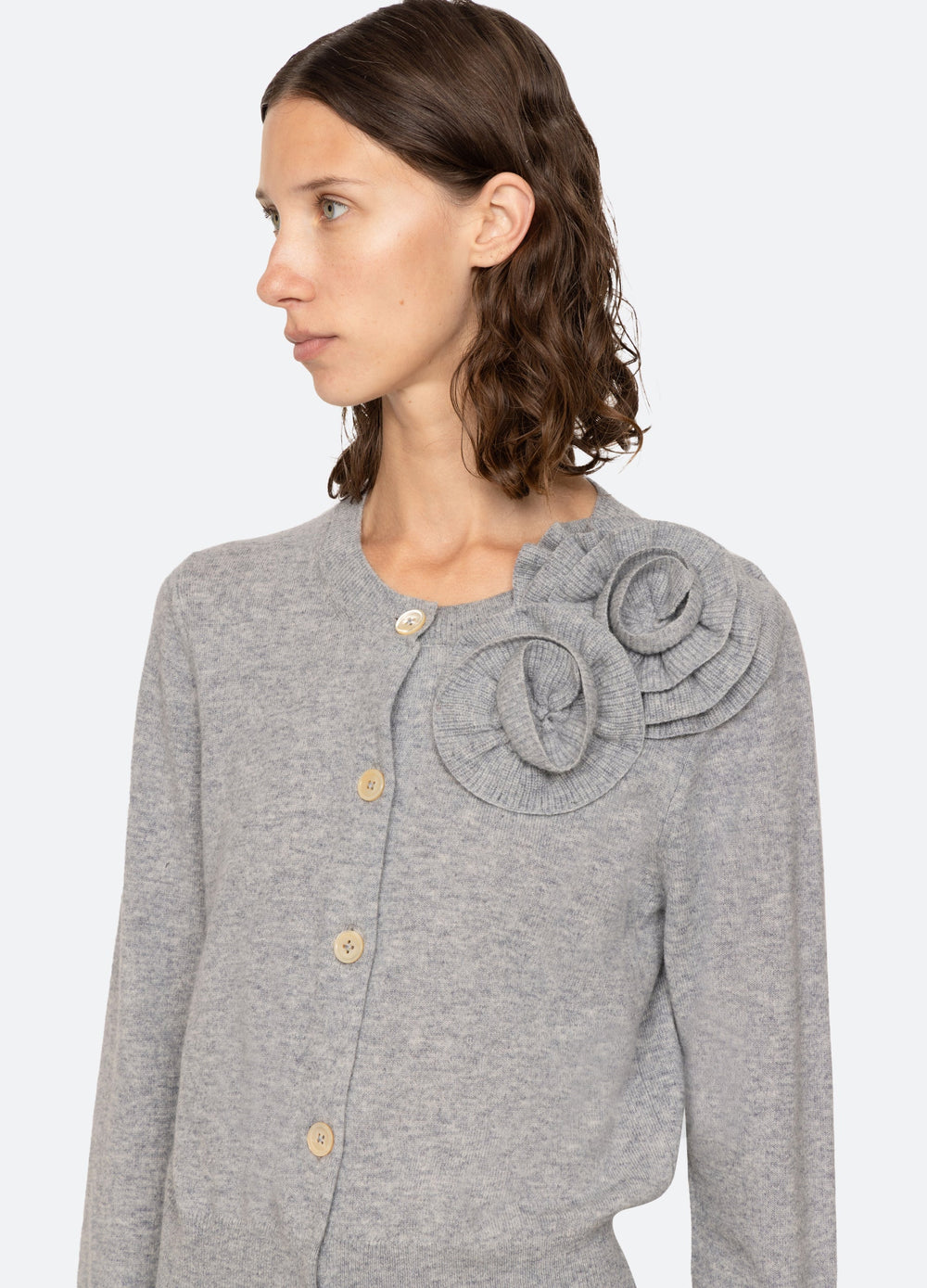 Sea New York Minette Cardigan - Grey