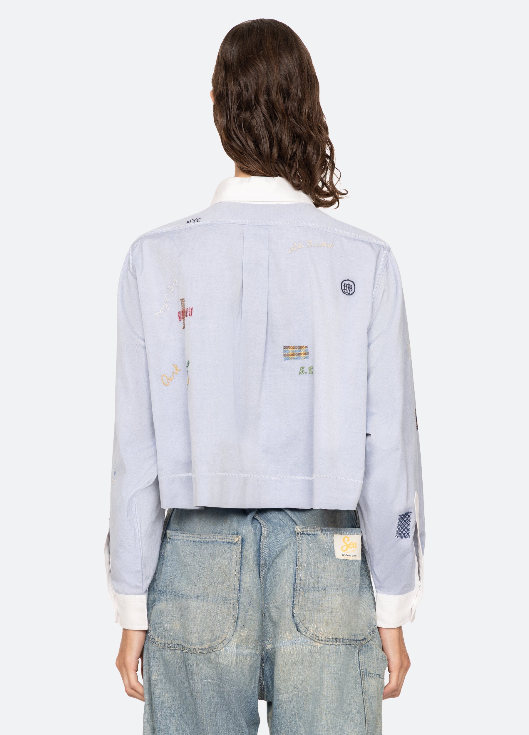 Sea New York Claira L/S Shirt - Blue
