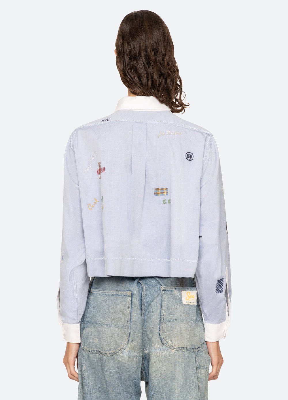 Sea New York Claira L/S Shirt - Blue
