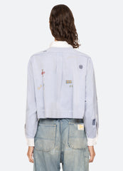 Sea New York Claira L/S Shirt - Blue