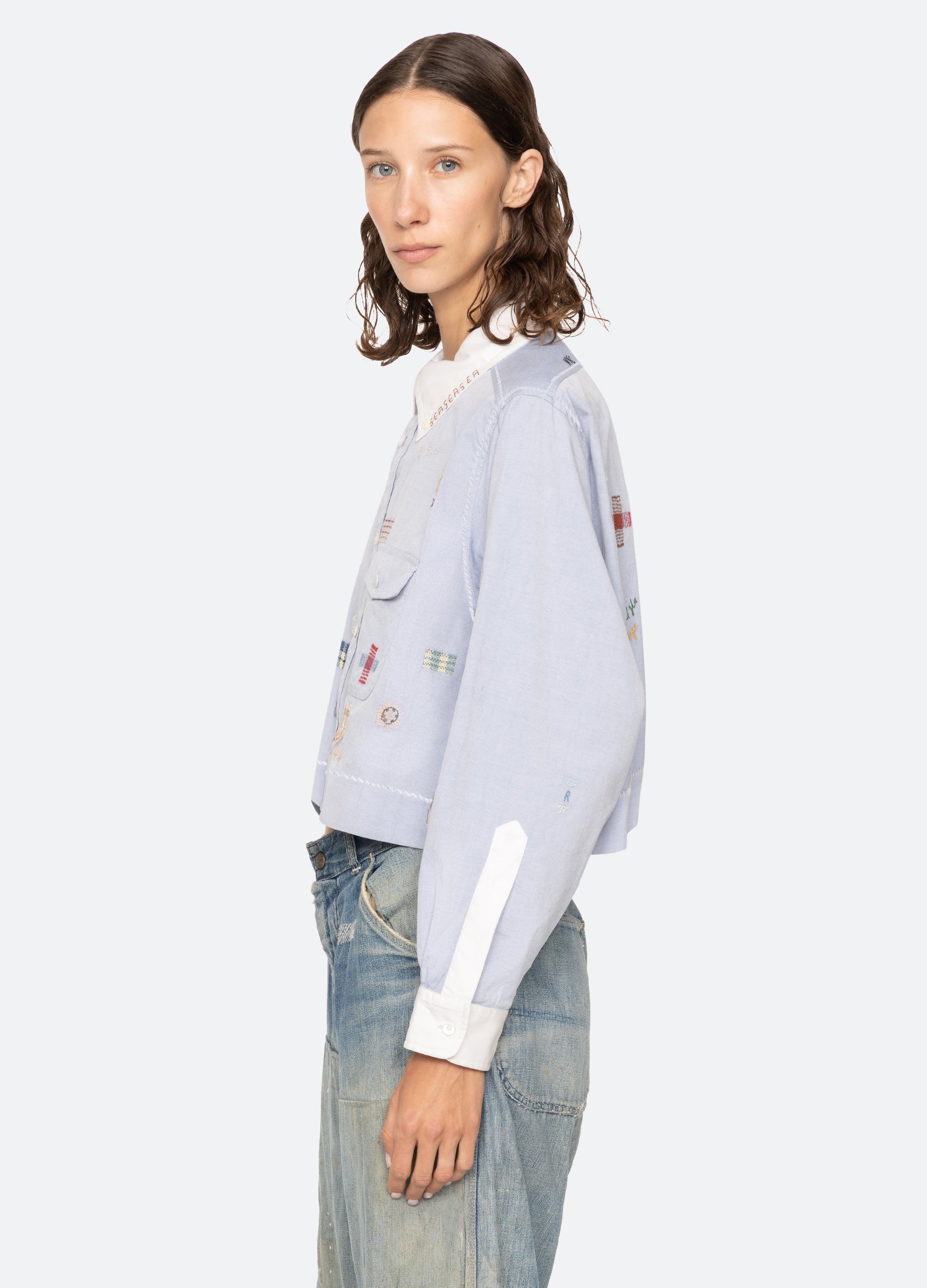 Sea New York Claira L/S Shirt - Blue