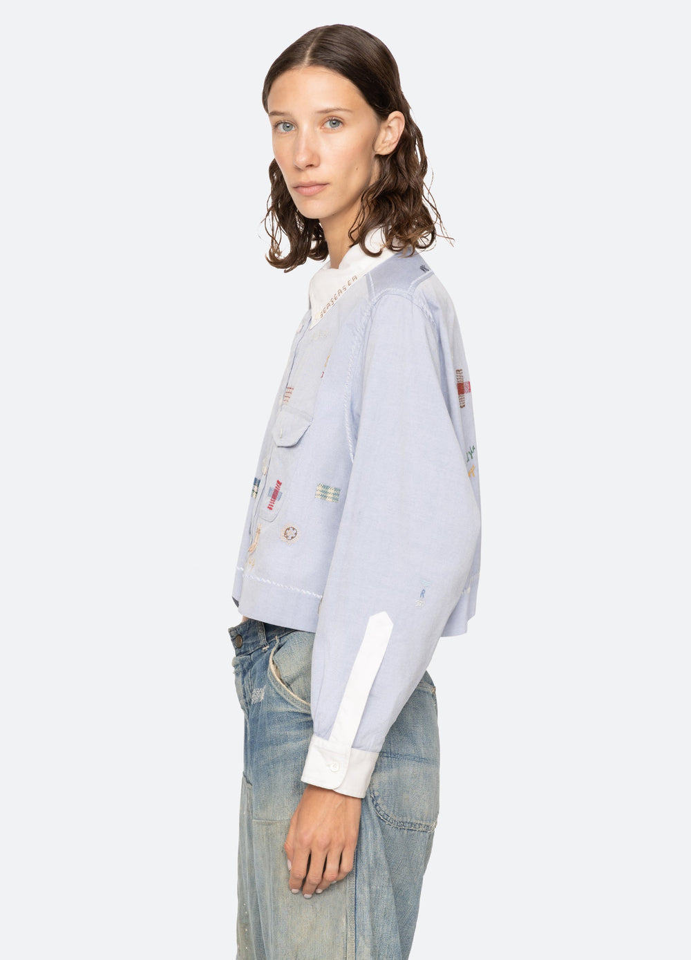 Sea New York Claira L/S Shirt - Blue