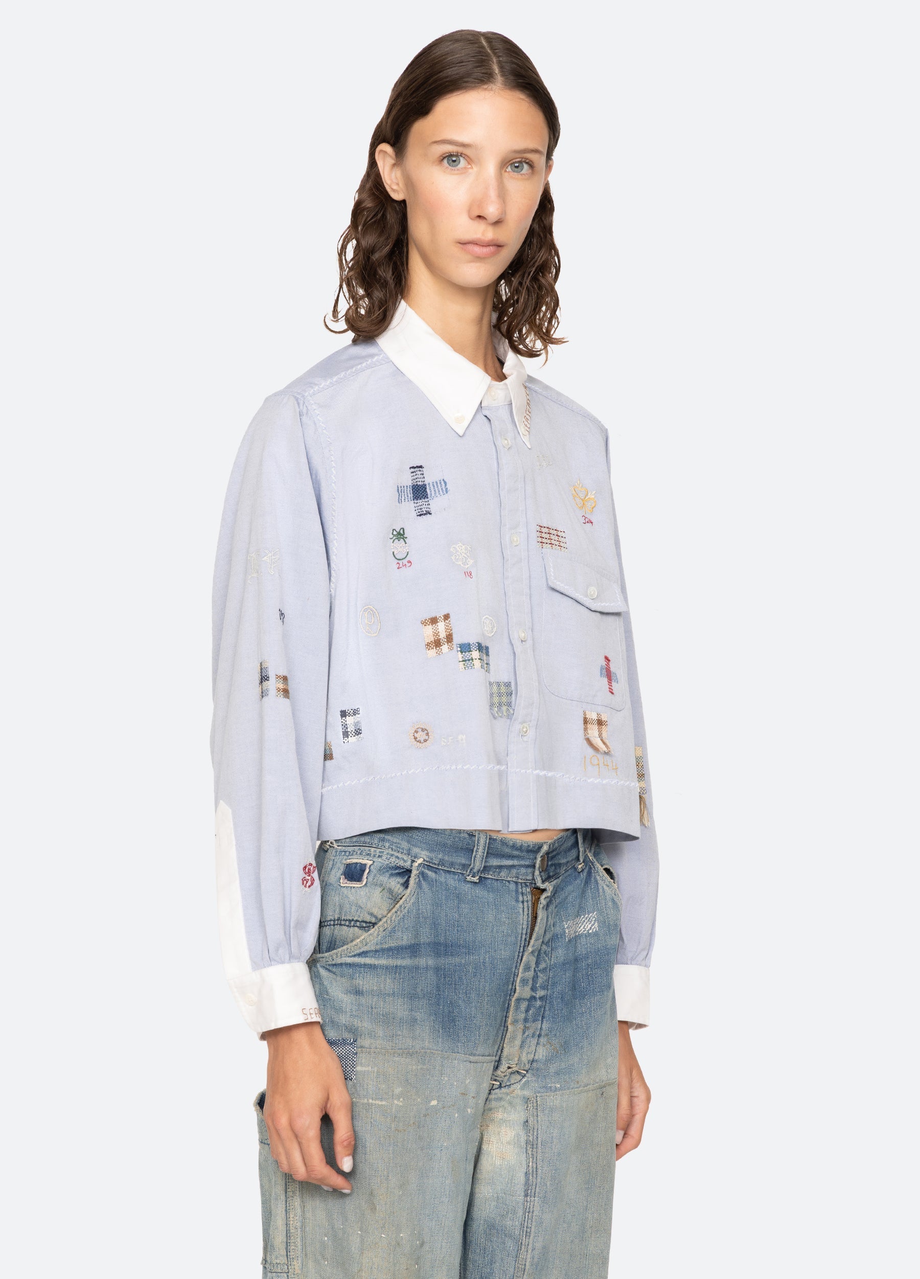 Sea New York Claira L/S Shirt - Blue