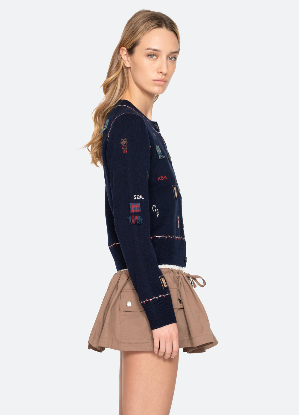 Sea New York Claira Cardigan - Cream