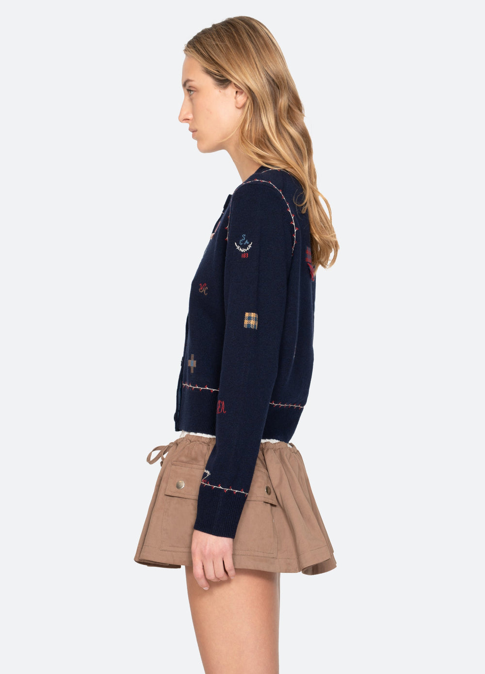 Sea New York Claira Cardigan - Cream