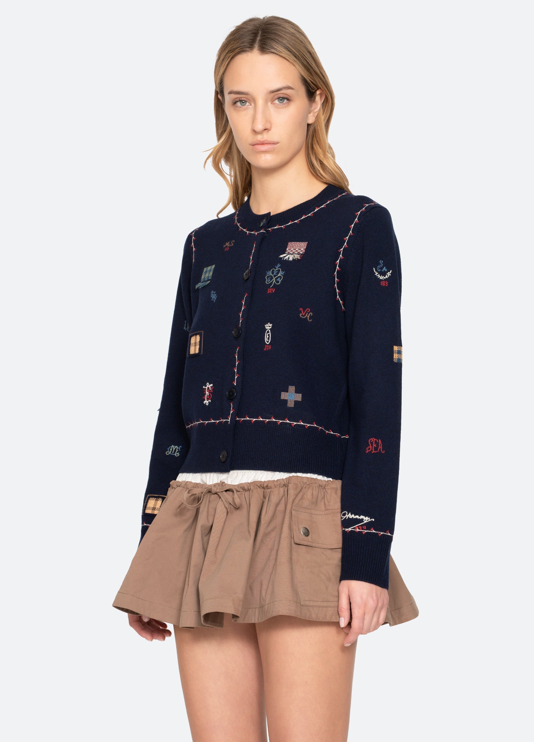 Sea New York Claira Cardigan - Cream