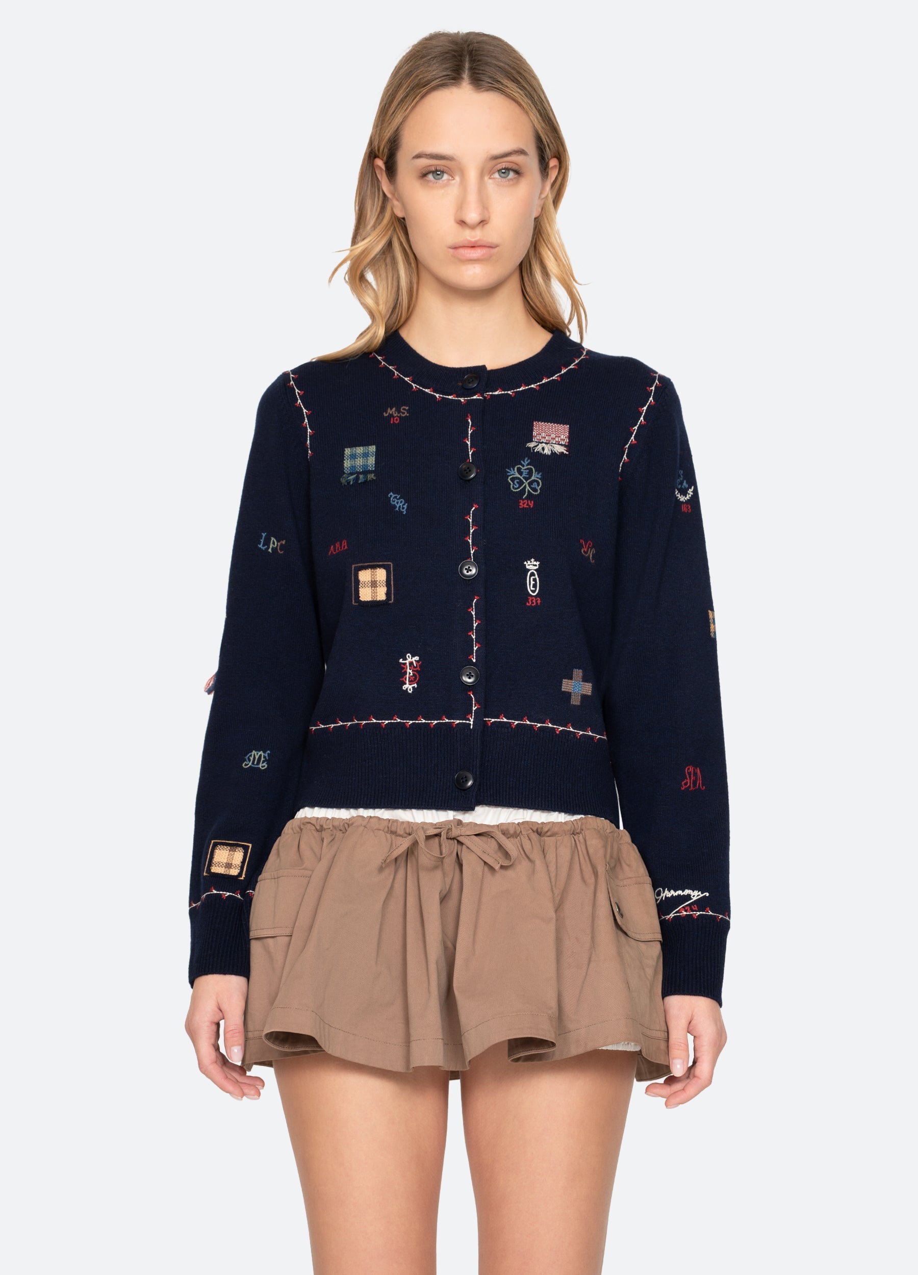 Sea New York Claira Cardigan - Cream
