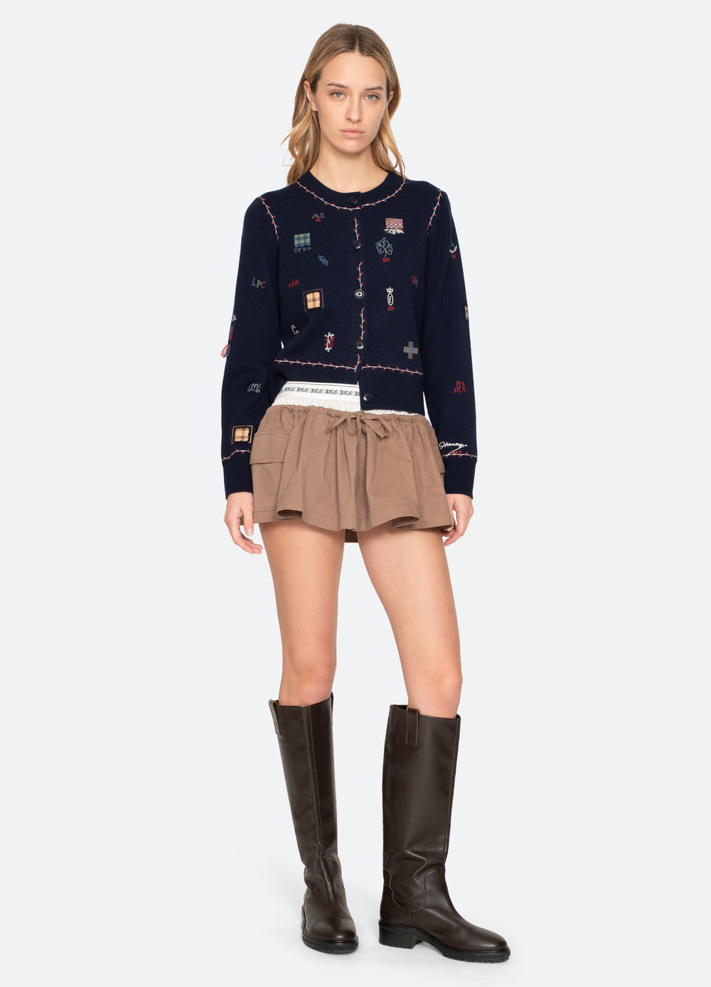 Sea New York Claira Cardigan - Cream