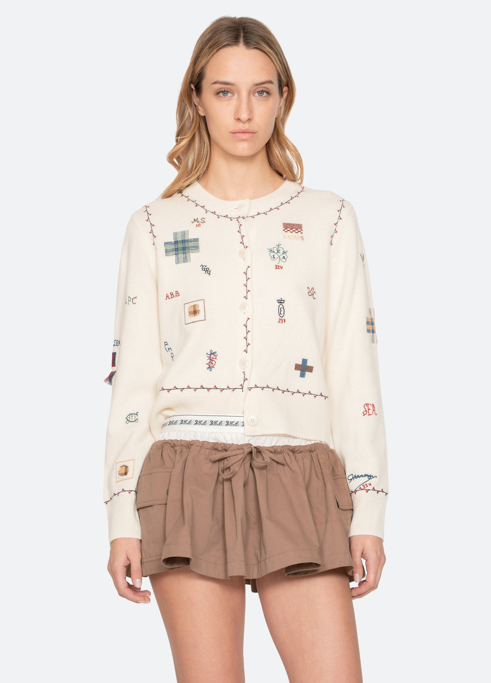 Sea New York Claira Cardigan - Cream