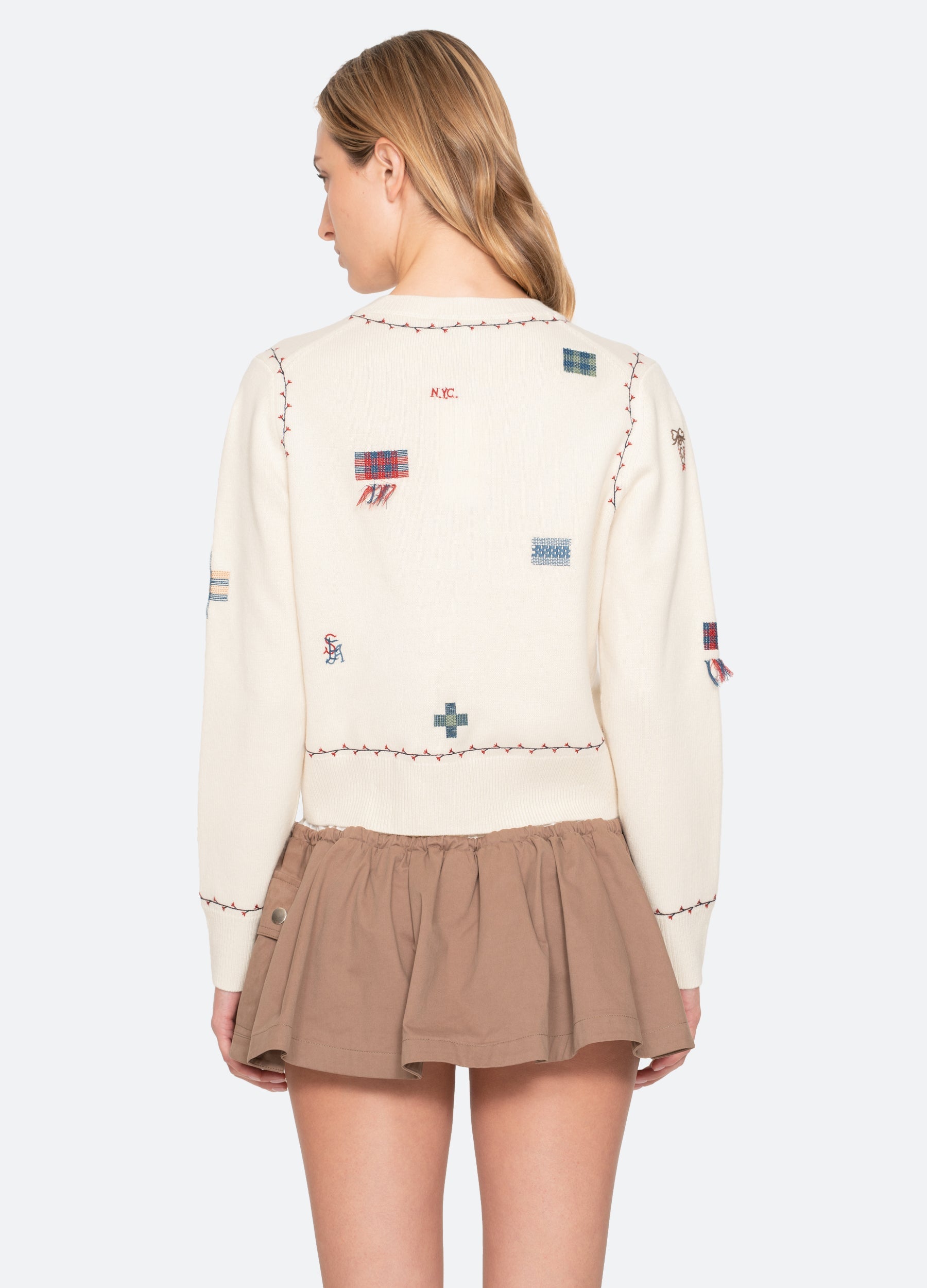 Sea New York Claira Cardigan - Cream