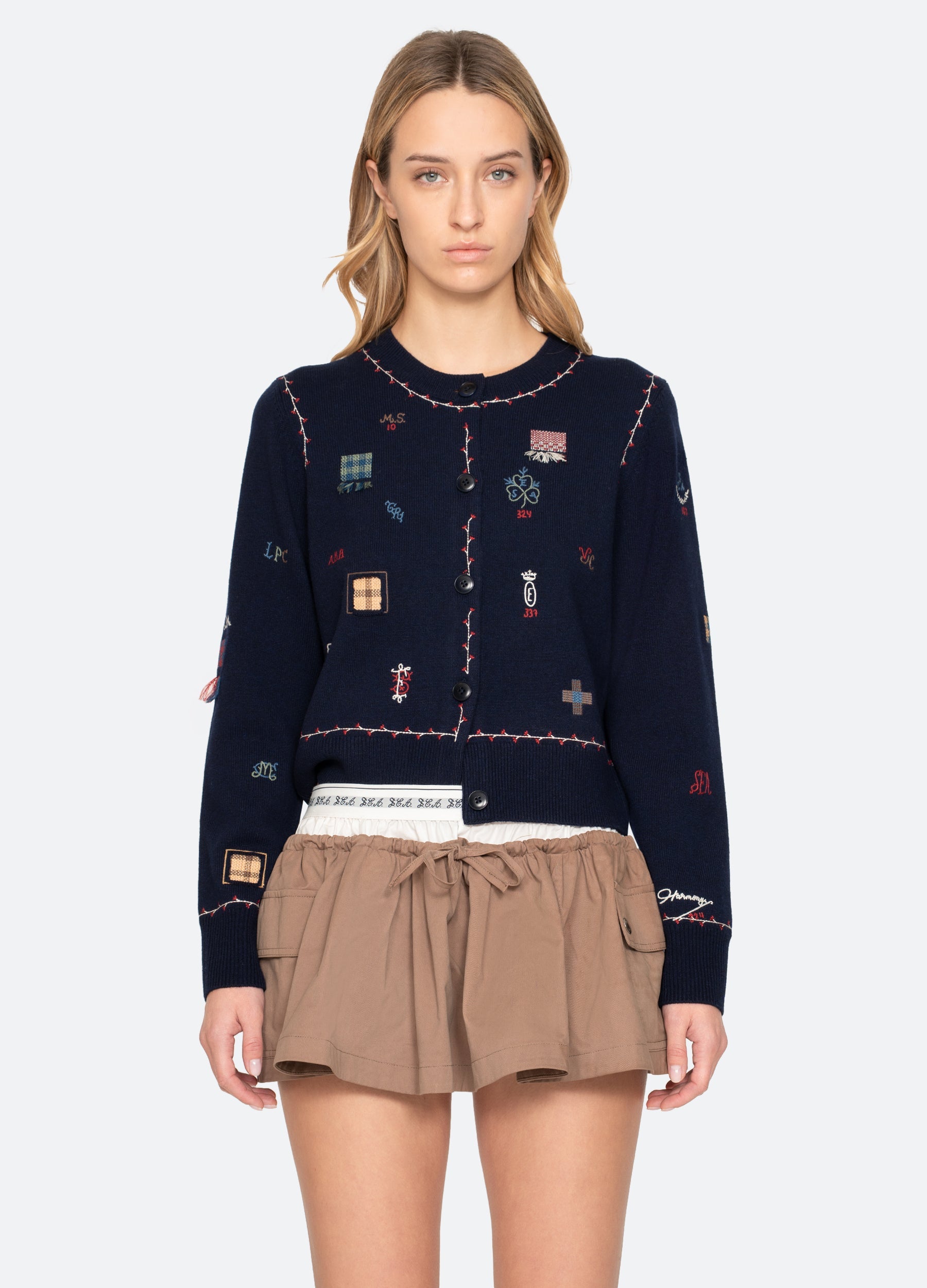 Sea New York Claira Cardigan - Cream